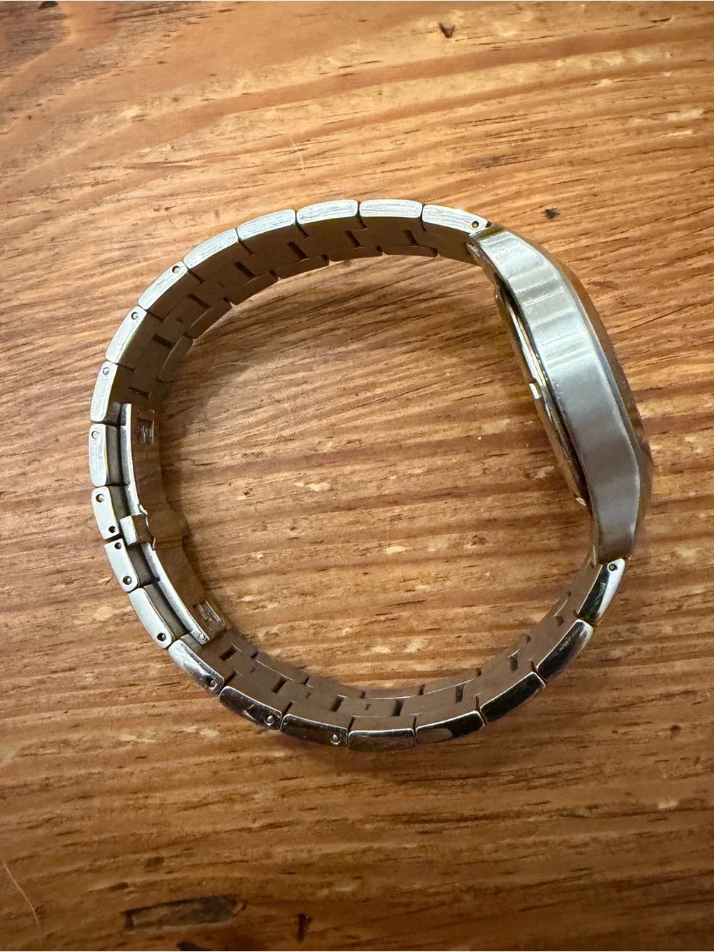 Stainless Steel Black Dial Chronograph Watch